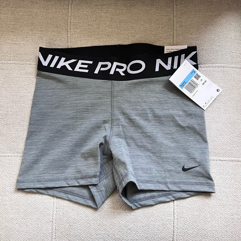 Nike Pro Women's Athletic Gray Shorts